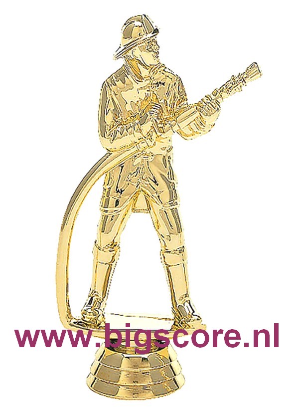 Brandweerman Figuur 568 Goud